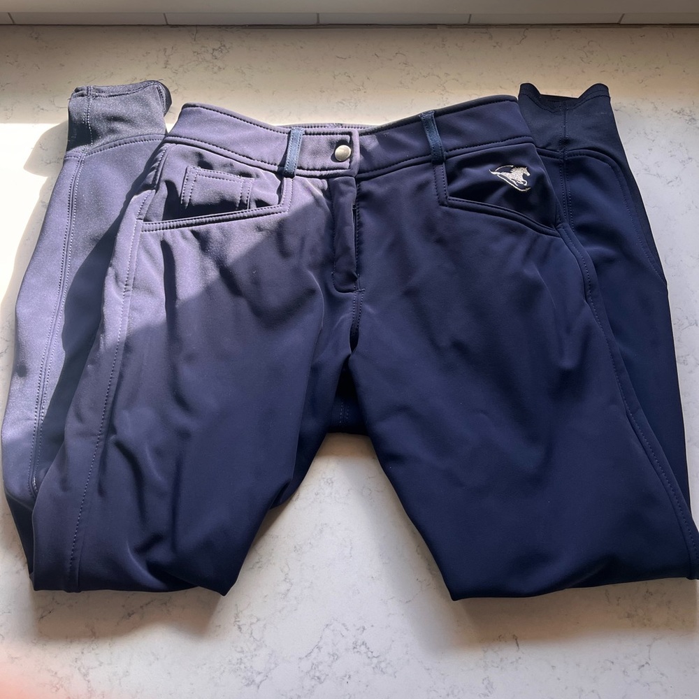 Piper By smartpak knee patch breeches size 24